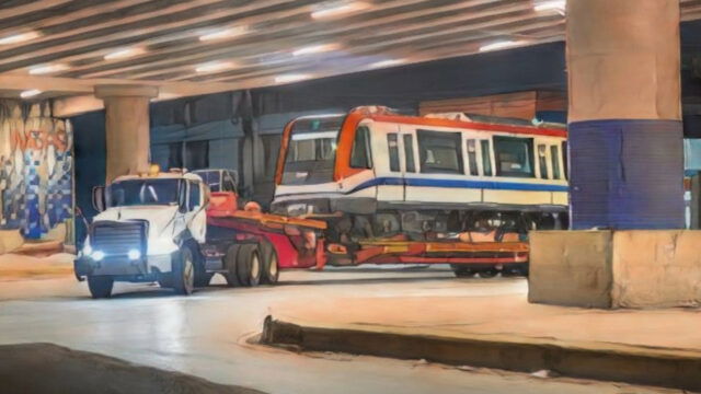 Metro de Santo Domingo recibe dos nuevos trenes para aumentar la capacidad en horas pico
