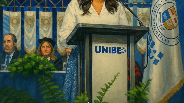 Dra. Yomayra Martinó es reconocida en ceremonia de UNIBE por su liderazgo y compromiso con la sostenibilidad