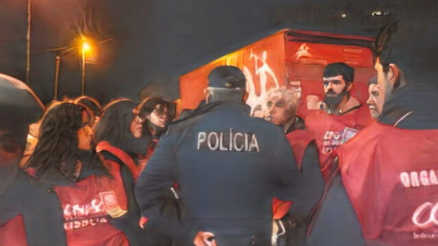 Portugal vive huelga general histórica contra reforma laboral que precariza derechos.