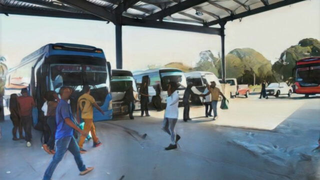 Paradas de autobuses en Santo Domingo registran «Navidad lenta» con baja afluencia de pasajeros a pesar de mantener tarifas