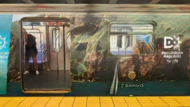 El metro de Nueva York se «viste de dominicanidad» como parte de una estrategia de promoción turística