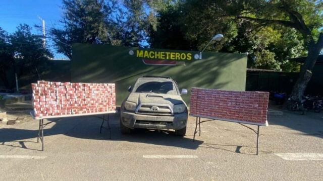 Ejército incauta más de 88 mil cigarrillos y detiene a hombre tras persecución en la Línea Noroeste.