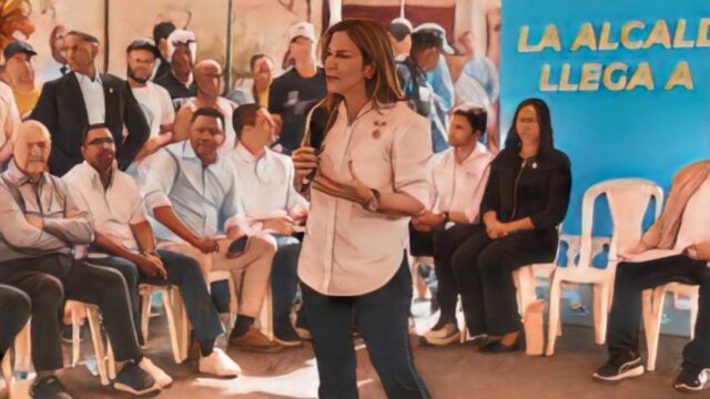 Carolina Mejía anuncia intervenciones y operativo médico en el sector 27 de Febrero.