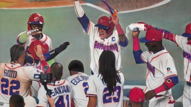 El Palacio Nacional reconoce la entrega de la selección de béisbol.