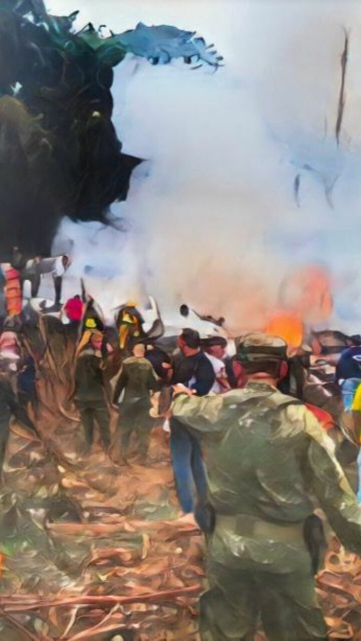 66 muertos tras estrellarse un avión Hércules en la Amazonía