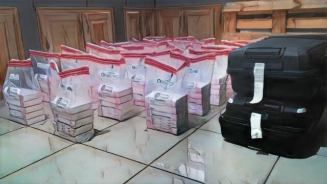 Incautan 150 paquetes de cocaína en maletas «huérfanas» procedentes de Colombia