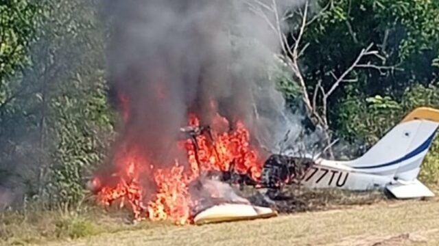 Accidente aéreo en Dajabón: Piloto y copiloto bajo cuidados médicos