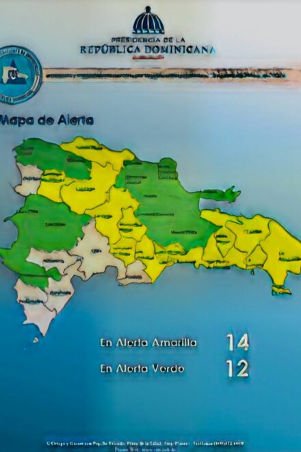 El COE eleva a 14 las provincias en Amarilla por lluvias intensas