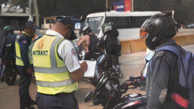 Operativo del Intrant revela falta de control en paradas de motoconchos y el uso de la actividad como pantalla delictiva