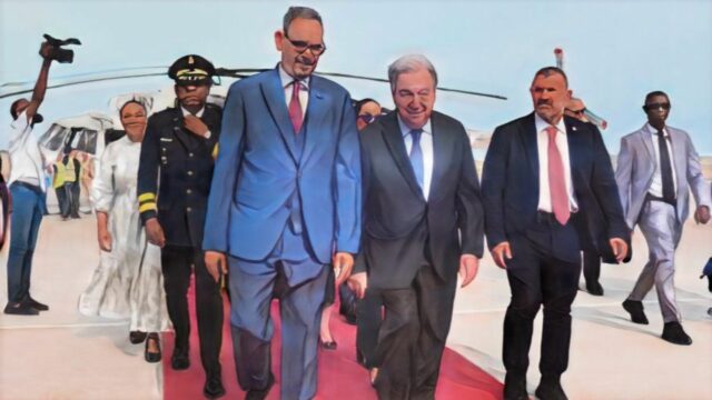 António Guterres llega a Haití en visita de solidaridad ante el despliegue de una nueva fuerza militar antipandillas