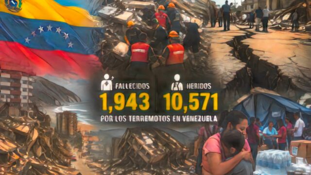 Terremotos en Venezuela dejan casi 2,000 fallecidos y más de 10,000 heridos en la zona norte