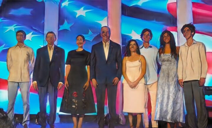 La Embajada de los EE. UU. en Santo Domingo conmemora el «Semisesquicentenario» de su Independencia junto a la alta plana del Estado dominicano.