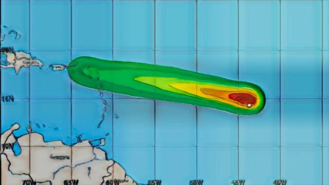 Tormenta Dolly avanza por el Atlántico sin riesgo inmediato para la República Dominicana