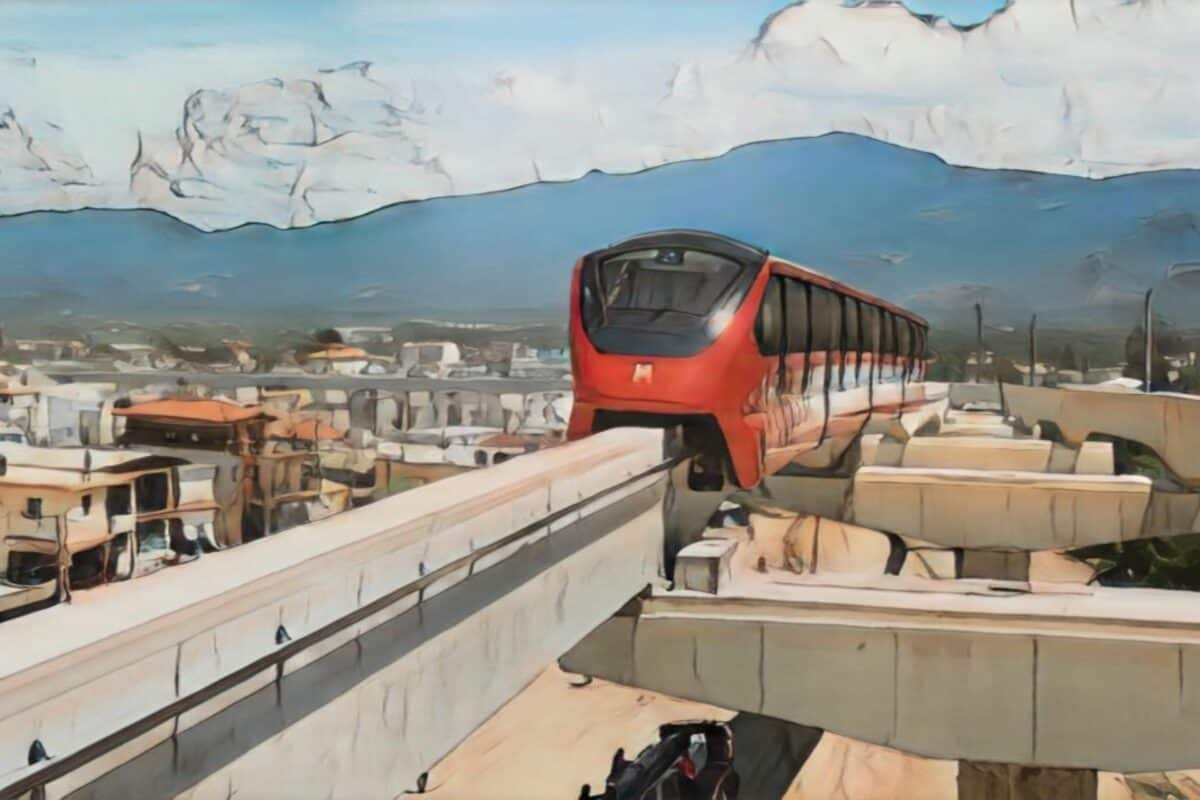 Santiago estrena movilidad histórica: el primer monorriel de la región arranca sus pruebas