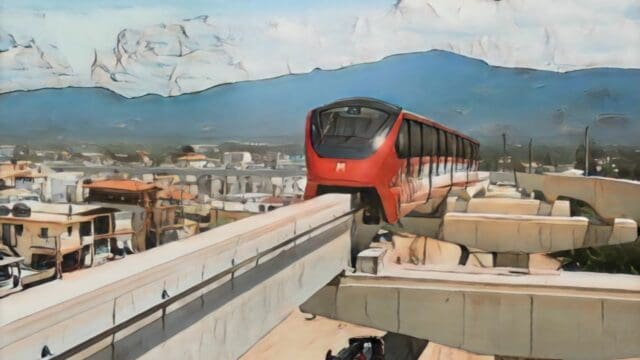 Santiago estrena movilidad histórica: el primer monorriel de la región arranca sus pruebas