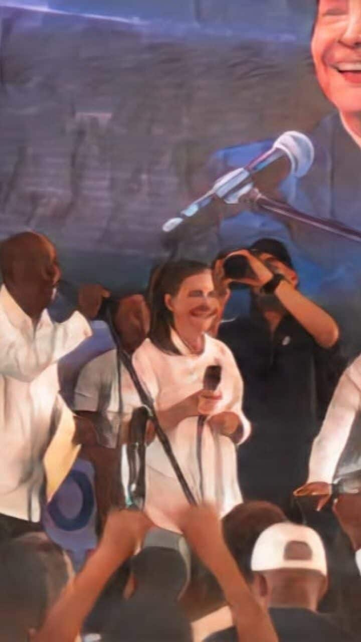 Carolina Mejía juramenta nuevos dirigentes del PRM en Bahoruco con miras a los comicios de 2028