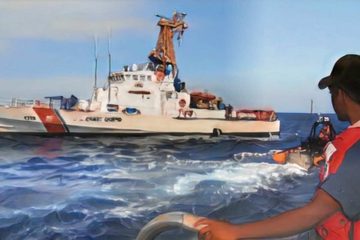 Guardia Costera de EE. UU. repatria a 63 migrantes detenidos en el Canal de la Mona tras interceptar yola sobrecargada Guardia Costera de EE. UU. repatria a 63 migrantes detenidos en el Canal de la Mona tras interceptar yola sobrecargada