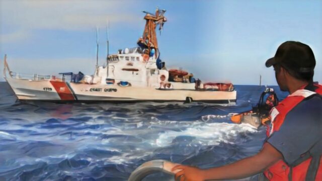 Guardia Costera de EE. UU. repatria a 63 migrantes detenidos en el Canal de la Mona tras interceptar yola sobrecargada