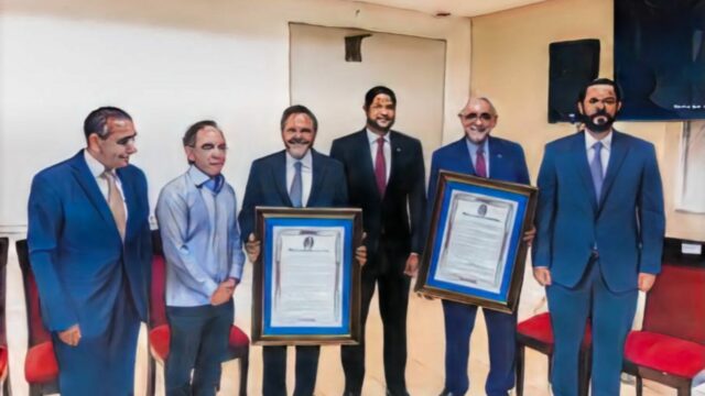 Homenaje en vida: Vitelio Mejía y Junior Noboa son distinguidos por la Cámara Alta por su legado deportivo