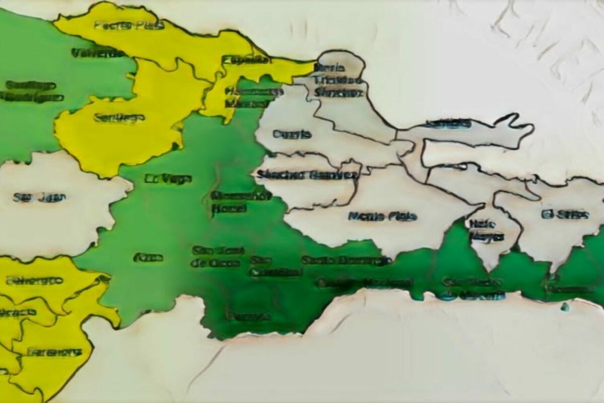 COE eleva a 24 las provincias en alerta por vaguada que provocará aguaceros fuertes y granizadas