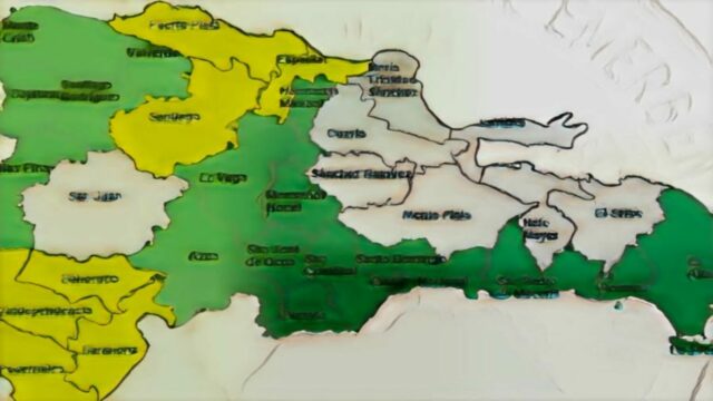 COE eleva a 24 las provincias en alerta por vaguada que provocará aguaceros fuertes y granizadas