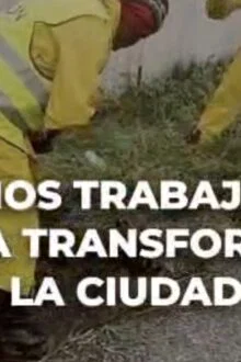Brigada de la Alcaldía del Distrito Nacional limpiando y construyendo imbornales